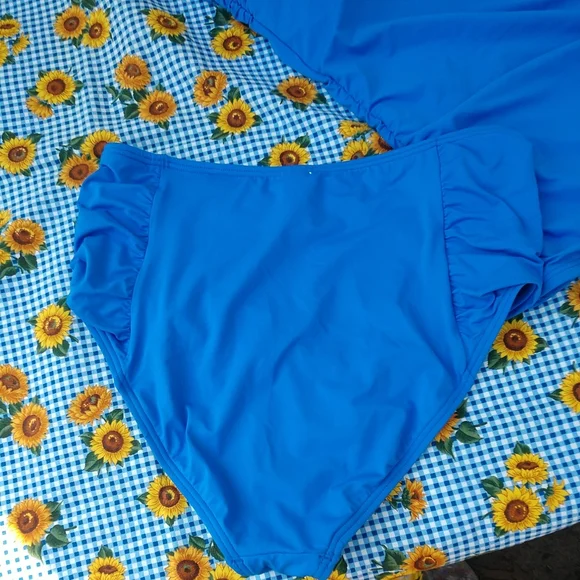 Tommy Bahama Blue Women's Swimsuit - Picture 9 of 11